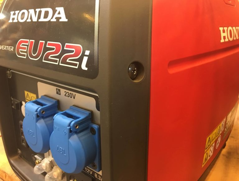 Honda EU 22i Stromerzeuger Front & Seitenansicht