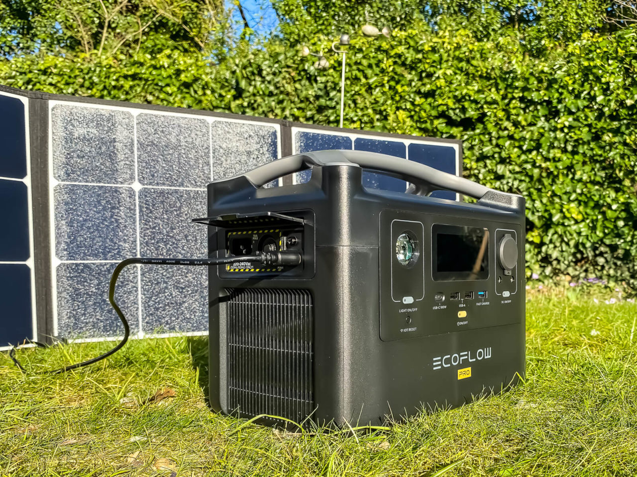 Ecoflow River Pro Powerstation Solar Panel Test Aufladen Mit Solarmodul