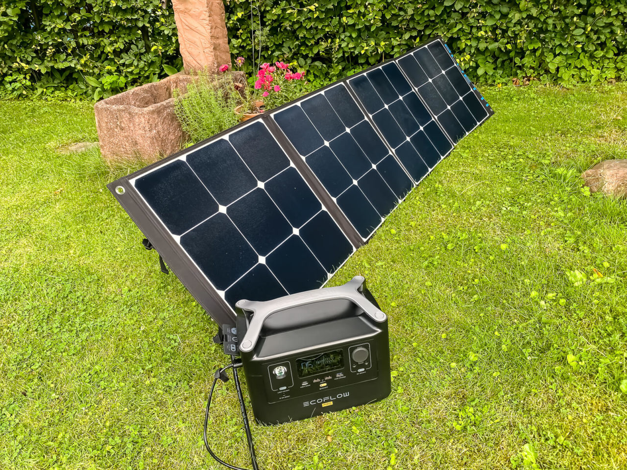 Bluetti SP200 Solarpanel Test - Messung mit RiverPro, Leistung, Wolken