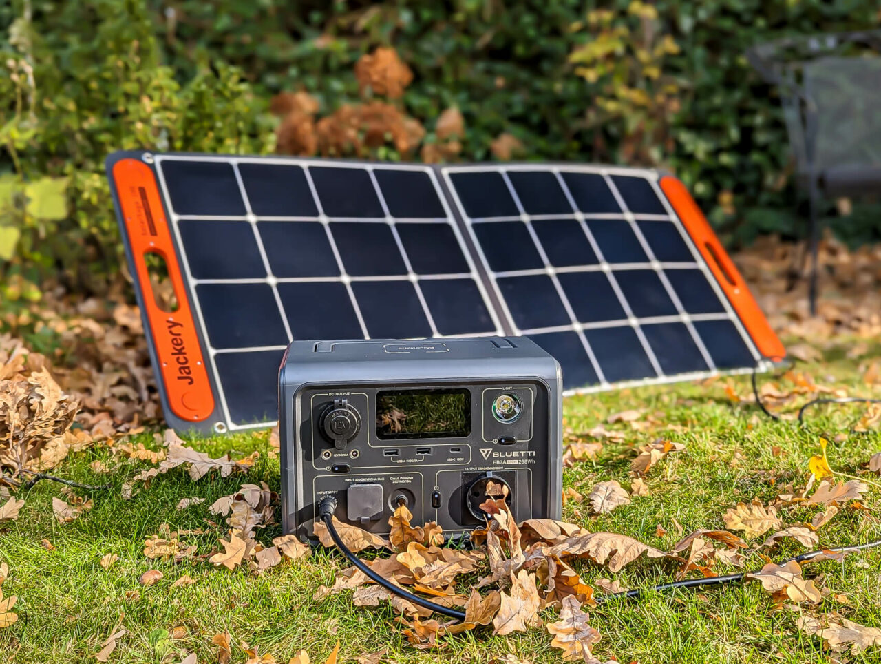 Bluetti EB3A - Aufladen, Solarpanel, 100 Watt