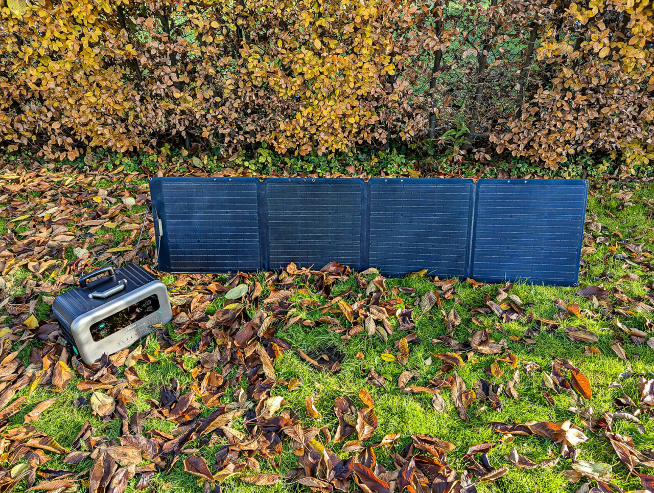 Zendure 200W Solar Panel - Solargenerator, Herbst, Laub, Sonne, Sonnenuntergang