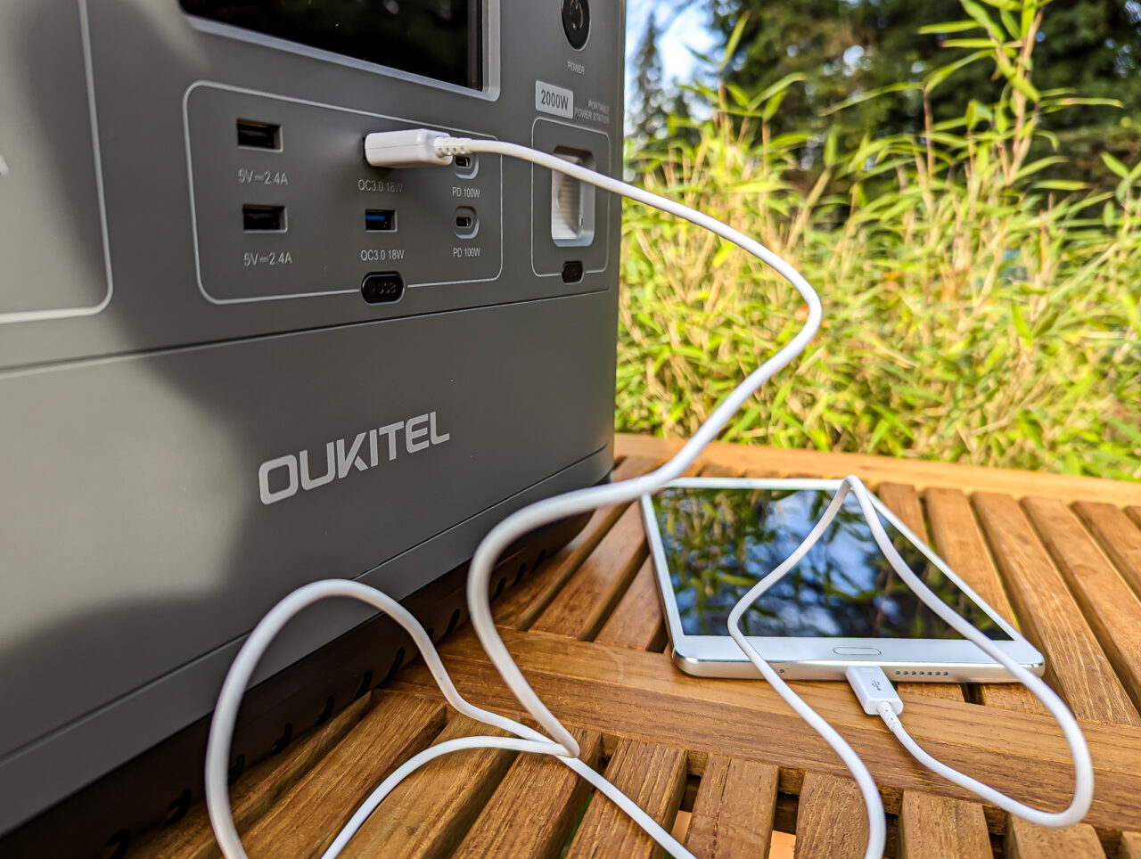 Oukitel P2001 Power Station Test - Tablet, USB-A Port, Aufladen